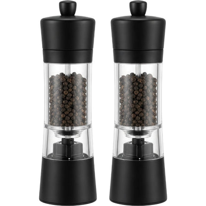 Daypact Manual Ceramic Core Spice Grinder Set Matte Black