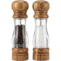 Daypact Manual Pepper Salt Grinder Set Acacia 8 Inch Pair
